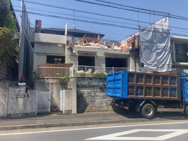 木造2階建て解体工事(神奈川県川崎市宮前区神木)　工事後の様子です。